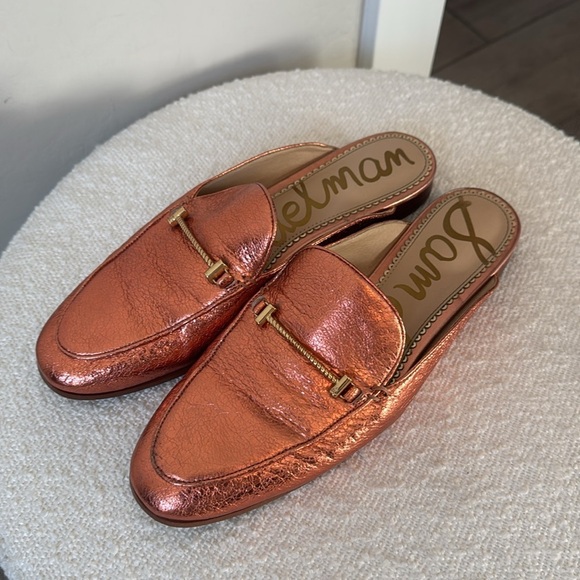 Sam Edelman Laurna Rose Gold Loafers Size 9 - Picture 2 of 7